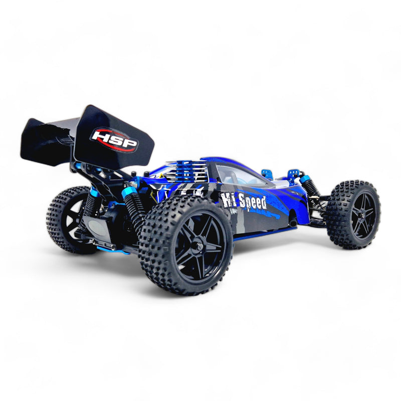 HSP Warhead Nitro Powered 1:10th Scale Off-Road Buggy  (Pro Model - 2 Speed Gearbox)