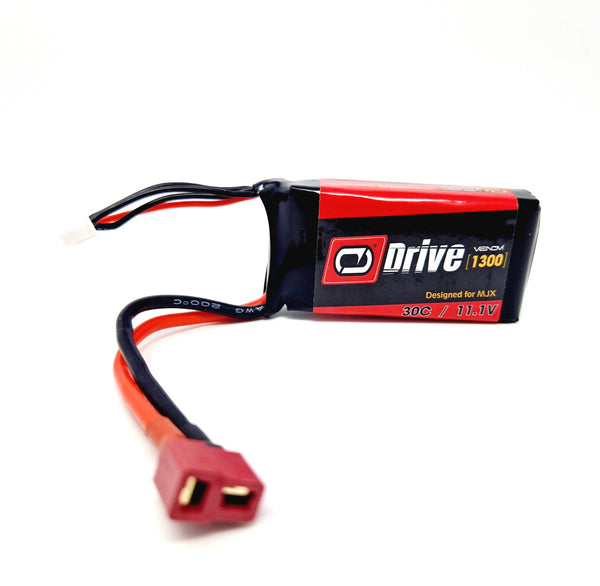 Venom 11.1v 3S 1300 mAh LiPo Rechargeable Battery Pack - for MJX 1:16th Scale