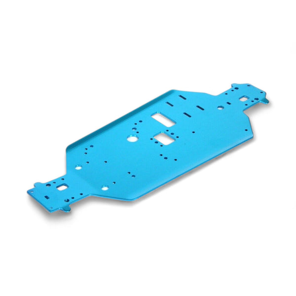 HSP Blue Alloy Chassis for Nitro Buggys & Trucks - Part Number 06001