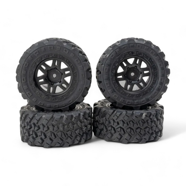 MJX Hyper Go 14209 14210 Off-Road Tyre Wheels 4 Pack - Part Number 14300D1