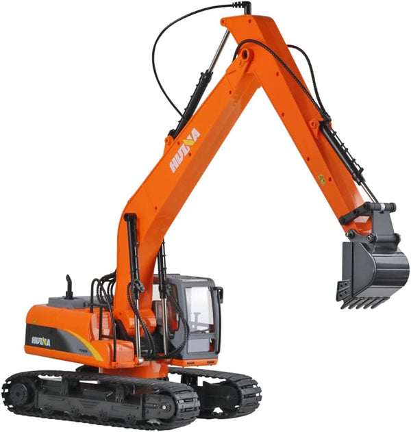 Huina 1551 1:14 Scale Remoted Controlled Excavator with Longer Extended Arm