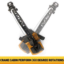 Huina Alloy Crane Truck 1:50 Diecast Hoist Truck Construction Model Toy 1720