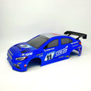 RC Car Body Shell HSP On Road 1/10 Scale Body Shell Pre-Painted Subaru Blue