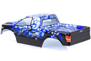 HSP RC Truck Car Body Shell Blue Flame with Stickers 1/10 HSP 94188 94111 94108