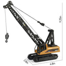 Huina Alloy Crane Truck 1:50 Diecast Hoist Truck Construction Model Toy 1720