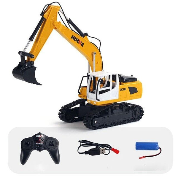 Huina 1516 RC Excavator Digger 2.4G 1:24 6 Channel Remote Control Construction