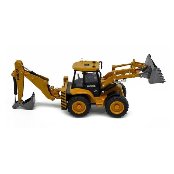 Huina Metal Front & Rear Loader 1:50 Alloy Engineering Construction Vehicle 1704