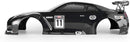 RC Car Body Shell HSP On Road 1/10 Scale Body Shell Pre-Painted Nissan GTR Black