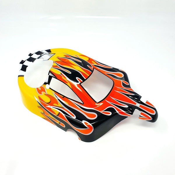 HSP Off Road Nitro RC 1/10 Buggy Body Shell Flame 06027 66001