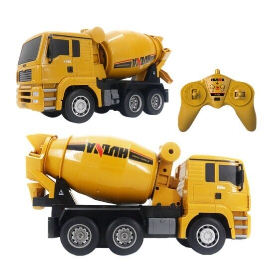 Huina 1337 RC Cement Mixer Truck 1/18 Scale Remote Controlled Digger with Lights