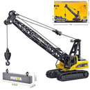 Huina Alloy Crane Truck 1:50 Diecast Hoist Truck Construction Model Toy 1720