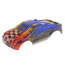 HSP RC Truck Car Body Shell Blue/Orange With Stickers 1/10 HSP 94188 94111 94108