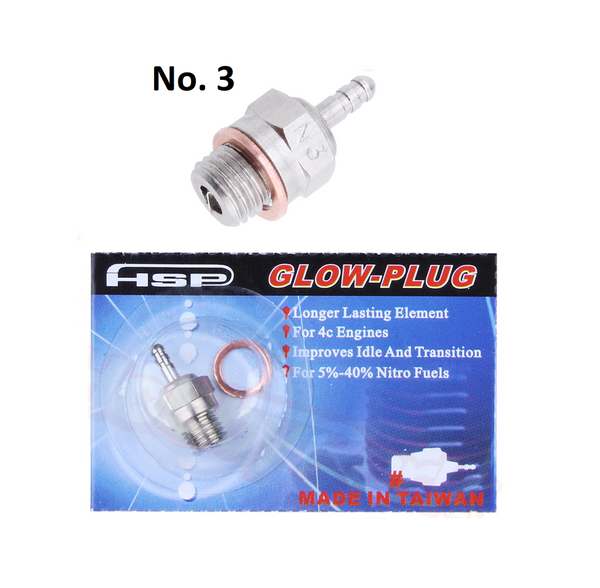 HSP Replacement Nitro Glow Plug No 3 - Part Number 70117