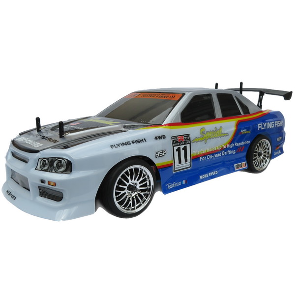 HSP Sonic 1:10 Scale Nitro RC Car Nissan Skyline GTR  - Pro Version With 2 Speed Gearbox