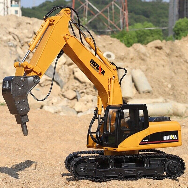 Huina 1560 1:14 Scale Remoted Controlled Drill/Demolition Excavator