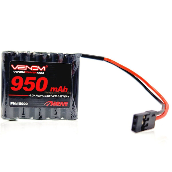 6.0v 950mAh NiMH Rechargeable Receiver Battery with RX Connector