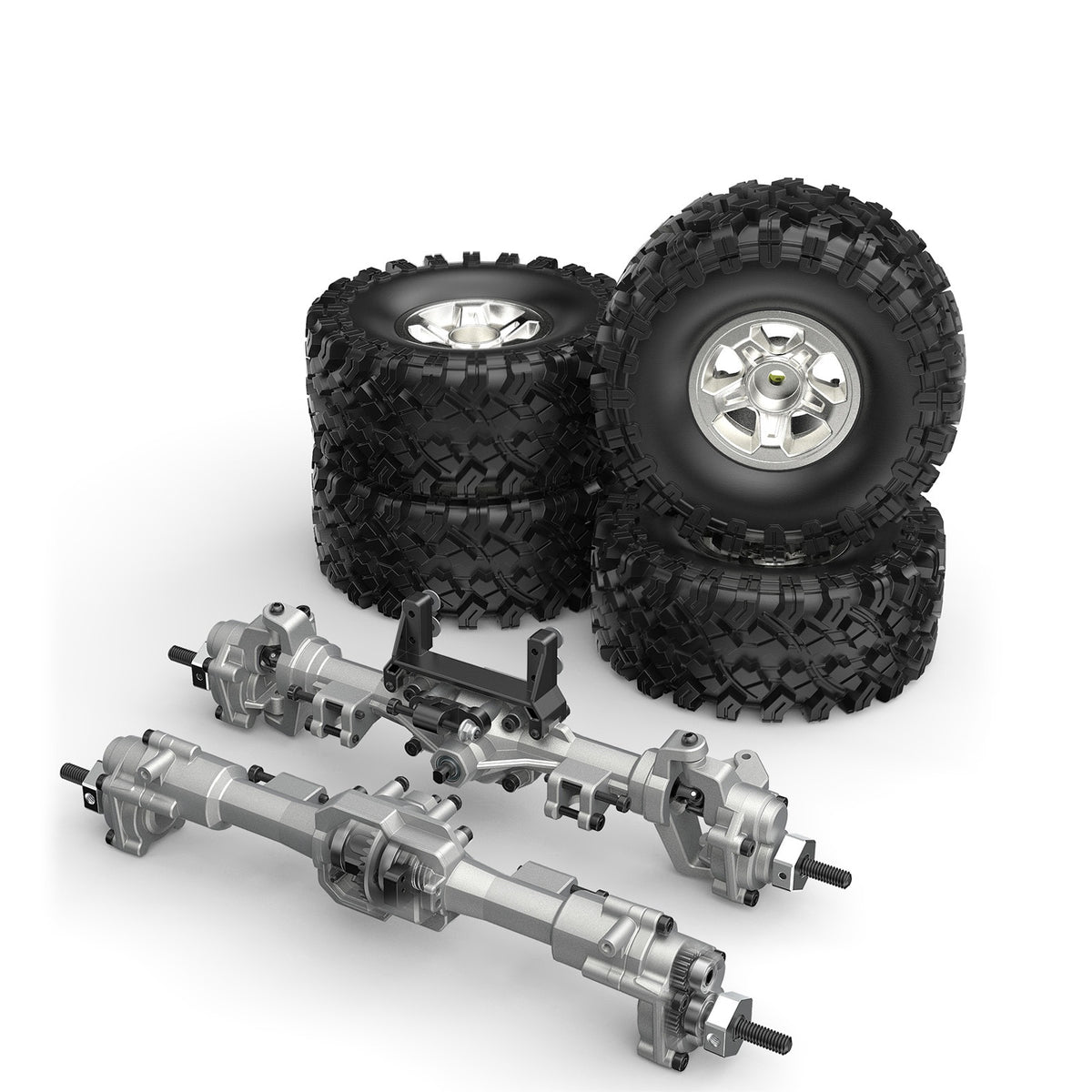 Reboxx-3 36 HO Scale Semi-Scale Wheel Sets - 1.005" Axle Length, 12 Per Pack, NMRA RP-25 Compatible