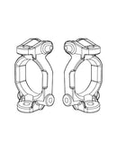 MJX Hyper Go 10208 Front Steering Seats - Part Number 10230A