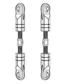MJX Hyper Go 10208 V1 Tie Rods 2 Pack - Part Number 10240