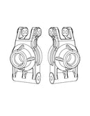 MJX Hyper Go 10208 Rear Wheel Hub Carriers - Part Number 10260