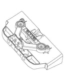 MJX Hyper Go 10303 Rear Bumper Assembly - Part Number P10113