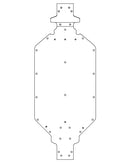 MJX Hyper Go 1:10 Scale Road Car Metal Chassis - Part Number P10154