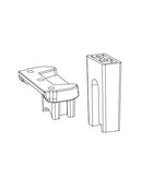 MJX Hyper Go 1:10 Scale Centre Support Parts - Part Number P10044