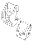 MJX Hyper Go 1:10 Scale Rally Rear Differential Housing - Part Number P10194