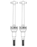 MJX Hyper Go 1:10 Scale Rally CVD Drive Shafts (2 Pack) - Part Number P10414