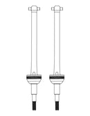 MJX Hyper Go 10208 V1 Front / Rear CVD Drive Shafts - Part Number 10410