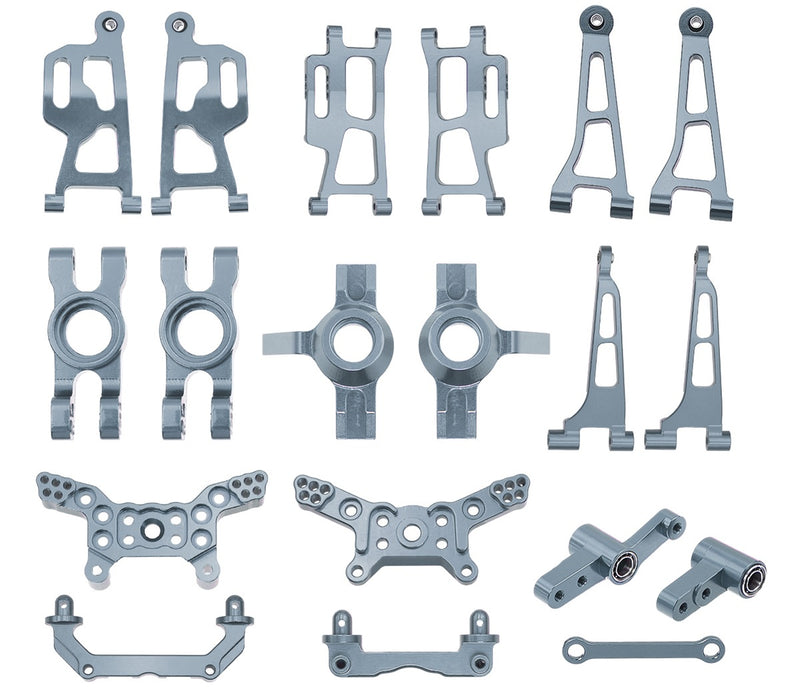 MJX Hyper Go 14210 Alloy Upgrade Kit in Titanium Grey with Screws