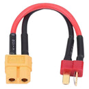 AMASS Female XT60 to Male Deans T Plug Adaptor - 150mm Length
