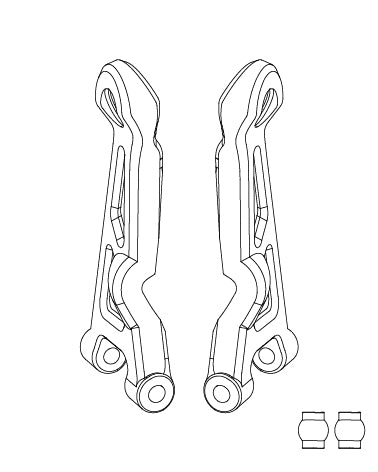 MJX Hyper Go 14211 Front Upper Suspension Arm - Part Number 14210C