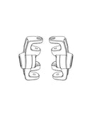 MJX Hyper Go 14211 Front Hub Carrier Steering Knuckles - Part Number 14230C