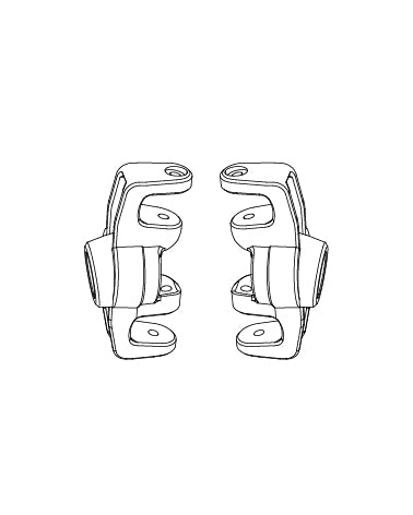 MJX Hyper Go 14211 Front Hub Carrier Steering Knuckles - Part Number 14230C