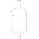 MJX Hyper Go Replacement Metal Chassis - Part Number 14300B