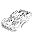 MJX Hyper Go 14211 Body Shell with LED Lights - Part Number 1430D