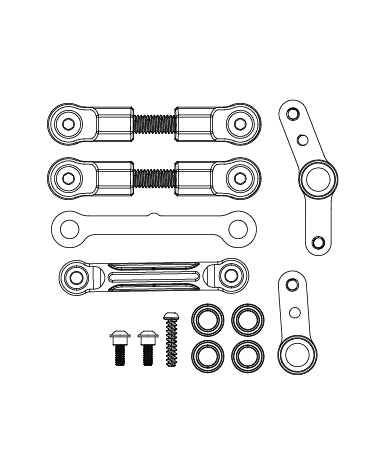 MJX Hyper Go 14211 Complete Steering Assembly - Part Number 14430D