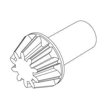 MJX Hyper Go 14301 14302 Front Differential Pinion - Part Number 16402Y