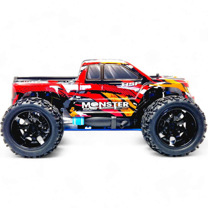 HSP Tyrannosaurus 1:10th Scale Nitro RC Monster Truck with Metal Gears