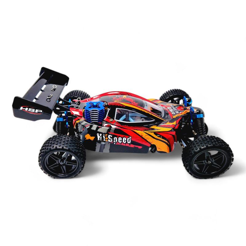 Hsp Racing HSP Warhead 1:10th Scale Off-Road Nitro RC Car Buggy - 2 Speed Gearbox
