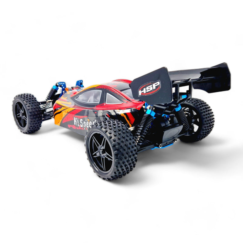 Hsp Racing HSP Warhead 1:10th Scale Off-Road Nitro RC Car Buggy - 2 Speed Gearbox