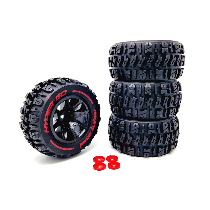 MJX Hyper Go 14209 14210 Off-Road Wheels 4 Pack - Part Number 14300E1