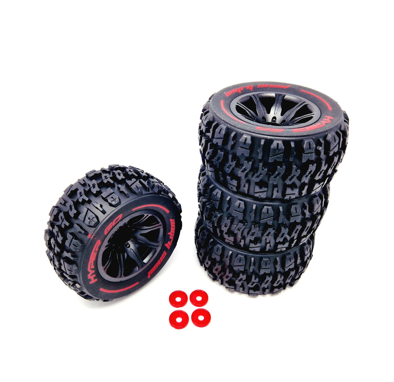 MJX Hyper Go 14209 14210 Off-Road Wheels 4 Pack - Part Number 14300E1