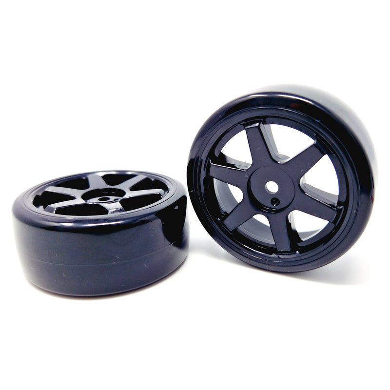 MJX 14301 14302 Pre-Glued Drift Wheels 4 Pack - Part Number 1415C