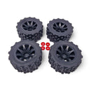 MJX Hyper Go 14209 14210 Off-Road Tyre Wheels 4 Pack - Part Number 14300D2