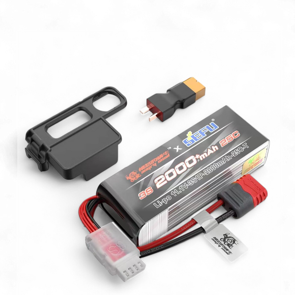 MJX 3S 11.1v 2000mAh LiPo Battery Kit for 1:14 & 1:16 Scale MJX Hyper Go Models