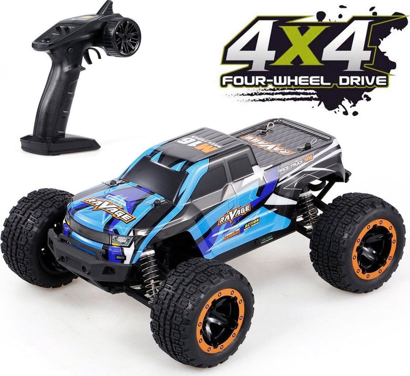 HBX 16889A Pro Brushless 1:16 Scale Truck with 2S LiPo Battery (Upgraded Version)