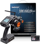 Radiolink RC4GS V3 & R6FG (Gyro) 2.4GHz 5 Channel LCD Transmitter & Receiver Set