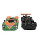 Rlaarlo AK-787 Carbon Brushless 1:10 Scale Race Car - Orange (Dual Motor Version)